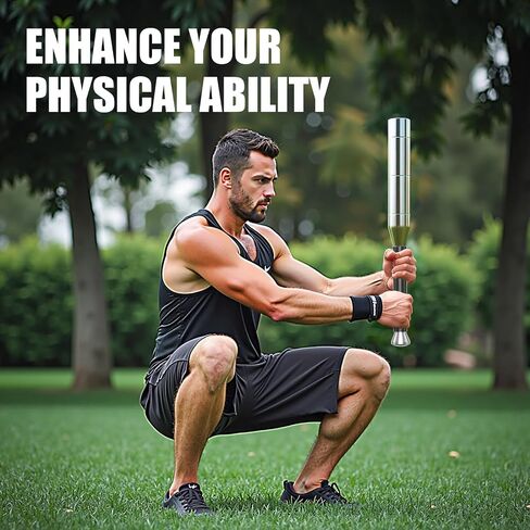Adiustable Macebell Clubbell 30LB,steel mace,workout mace,maceweight,mace bell,gada mace,weighted mace,Strength Training Equipment forFull Body(30LB - 23 weight settings) in Saudi Arabia