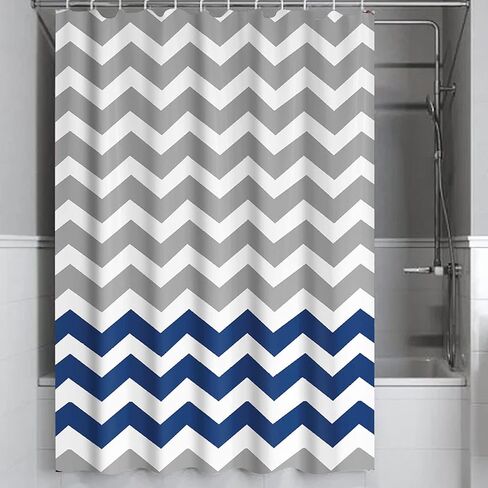 ستائر دش ، 72 × 72 بوصة مقاومة للماء ، ستارة دش قابلة للغسل شاقية ، فاخرة فاخرة جودة قطعة قماش ناعمة طويلة دش للاستحمام في مزرعة حمام المنزل in Kuwait