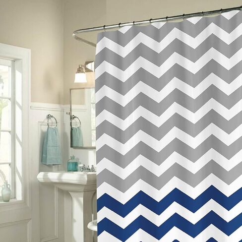 ستائر دش ، 72 × 72 بوصة مقاومة للماء ، ستارة دش قابلة للغسل شاقية ، فاخرة فاخرة جودة قطعة قماش ناعمة طويلة دش للاستحمام في مزرعة حمام المنزل in Kuwait