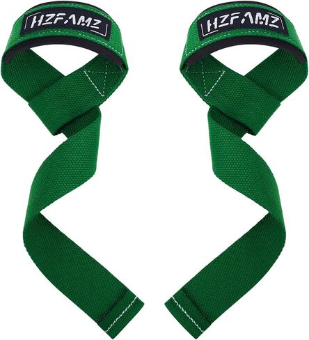 Lifting Straps, Lifting Wrist Straps for Weightlifting, Weightlifting Straps with Padded Neoprene, Gym Straps for Strength Training, Bodybuilding, Weight Lifting Straps for Men and Women in Saudi Arabia