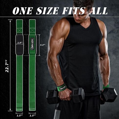 Lifting Straps, Lifting Wrist Straps for Weightlifting, Weightlifting Straps with Padded Neoprene, Gym Straps for Strength Training, Bodybuilding, Weight Lifting Straps for Men and Women in Saudi Arabia
