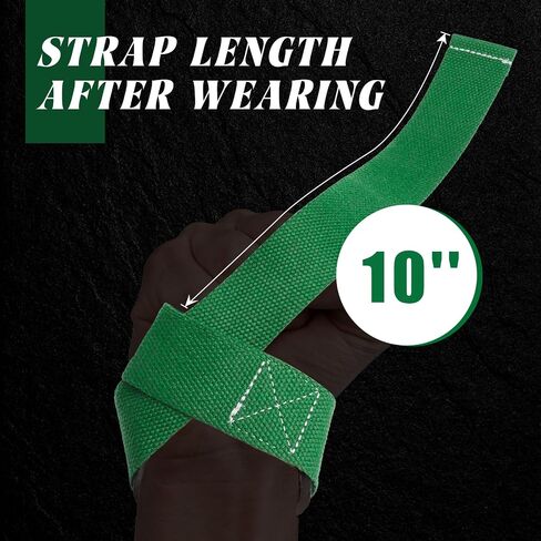 Lifting Straps, Lifting Wrist Straps for Weightlifting, Weightlifting Straps with Padded Neoprene, Gym Straps for Strength Training, Bodybuilding, Weight Lifting Straps for Men and Women in Saudi Arabia