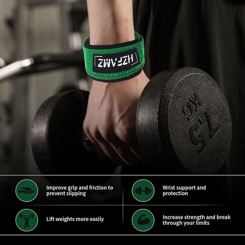 Lifting Straps, Lifting Wrist Straps for Weightlifting, Weightlifting Straps with Padded Neoprene, Gym Straps for Strength Training, Bodybuilding, Weight Lifting Straps for Men and Women in Saudi Arabia