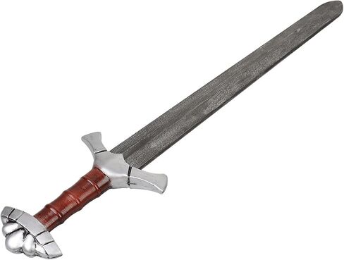 LarpGears Martial Arts Training Foam Viking Sword, 34 inches Practice Sword for Cosplay, Renaissance Accessories Prop, Halloween Costume, LARP Event or Outdoor Battle Sports in Saudi Arabia