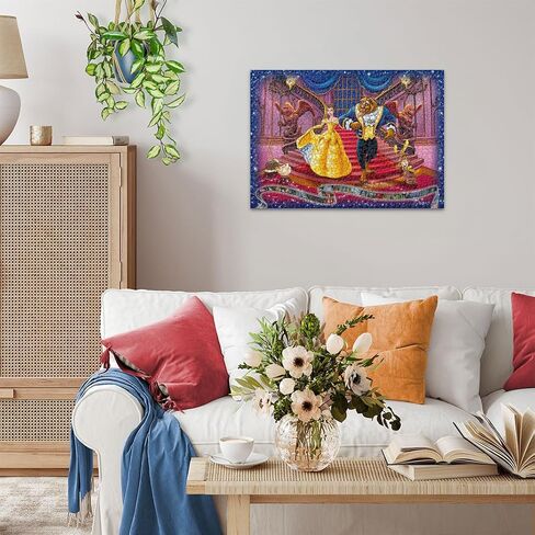 Ravensburger Disney Beauty and the Beast 1000 Piece Jigsaw Puzzle للبالغين - 19746 - كل قطعة فريدة من نوعها ، تقنية Softclick تعني القطع تتناسب معًا بشكل مثالي in Saudi Arabia