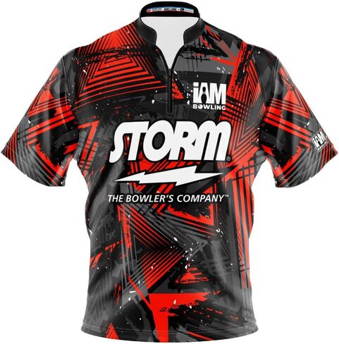 Logo Infusion Dye-Sublimated Bowling Jersey (Sash Collar) - I AM Bowling Fun Design 2015-ST - Storm in Saudi Arabia