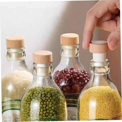 PRETYZOOM 24pcs Shaped Wine Stoppers Reusable Bottle Corks for Beer Wine Temperature Resistant Sealing Plugs for Crafting Storage High Molecular Material in Saudi Arabia
