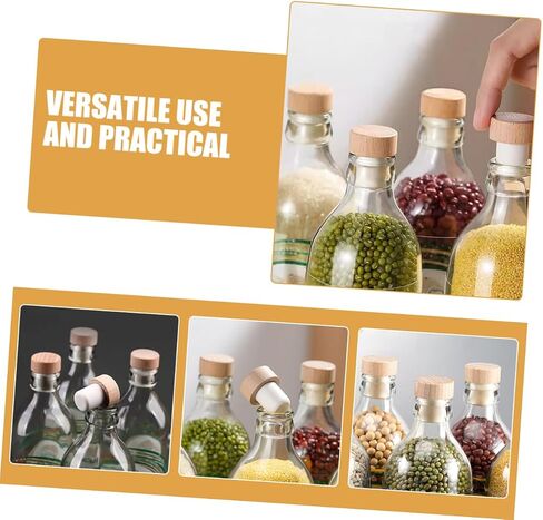 PRETYZOOM 24pcs Shaped Wine Stoppers Reusable Bottle Corks for Beer Wine Temperature Resistant Sealing Plugs for Crafting Storage High Molecular Material in Saudi Arabia