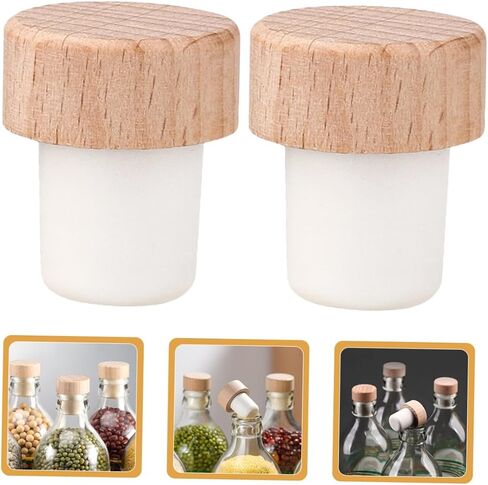 PRETYZOOM 24pcs Shaped Wine Stoppers Reusable Bottle Corks for Beer Wine Temperature Resistant Sealing Plugs for Crafting Storage High Molecular Material in Saudi Arabia