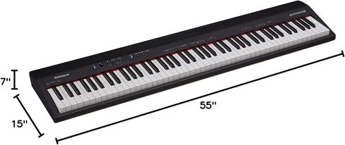 Roland Go: piano88px | المبتدئين المحمولة 88-note الرقمية البيانو | أداء قسط | تصميم خفيف الوزن | ميزات التعلم القوية | العملية التي تعمل بالبطارية | اتصال Bluetooth & Midi in Saudi Arabia