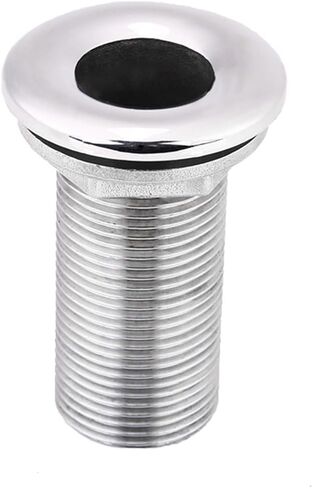 316 Stainless Steel Boat Barbed Hose Thru Drain Threaded Fitting Corrosion Boats Accessories in Saudi Arabia