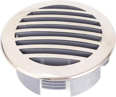 4Pcs Stainless Steel Boats Embedded Airflow Vent Cover for 3in/7.6cm to 3.25in/8.3cm Yacht RV Bus Entrance Accessories in Saudi Arabia