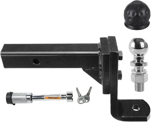 5 Hole Adjustable Height Tow Bar Hitch Drop Mount 50MM Or 2 Inch Ball Cap 4000 KG Trailer RV Camper Caravan Parts Accessories in Saudi Arabia