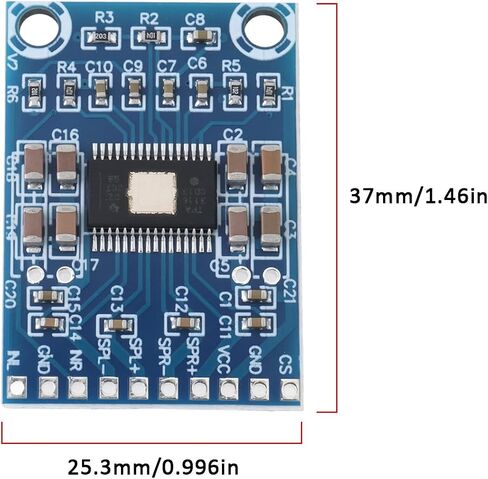 إنشاء فكرة 2PCS TPA3116D2 لوحة مكبر الصوت XH-M562 مكبر للصوت الرقمي 2x50W قناة مزدوجة للمتكلم in Saudi Arabia