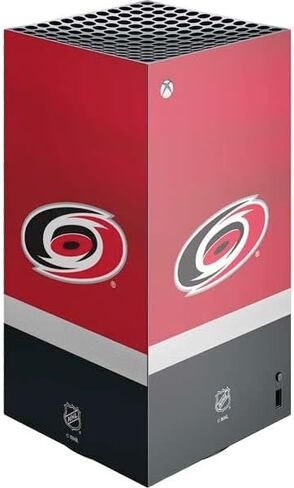 Skinit Skinit Gaming Gaming Skin متوافق مع وحدة التحكم الرقمية Xbox Series X Digital - تصميم NHL Carolina Hurricanes Jersey Design in Kuwait