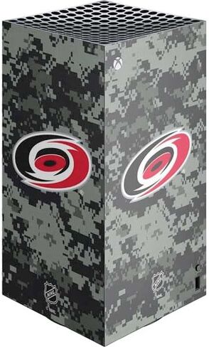 Skinit Skinit Gaming Gaming Skin متوافق مع وحدة التحكم الرقمية Xbox Series X Digital - تصميم NHL Carolina Hurricanes Jersey Design in Kuwait