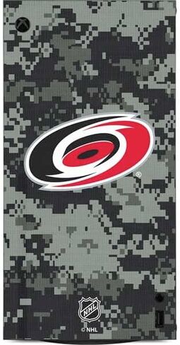 Skinit Skinit Gaming Gaming Skin متوافق مع وحدة التحكم الرقمية Xbox Series X Digital - تصميم NHL Carolina Hurricanes Jersey Design in Kuwait