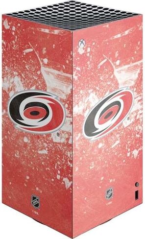 Skinit Skinit Gaming Gaming Skin متوافق مع وحدة التحكم الرقمية Xbox Series X Digital - تصميم NHL Carolina Hurricanes Jersey Design in Kuwait