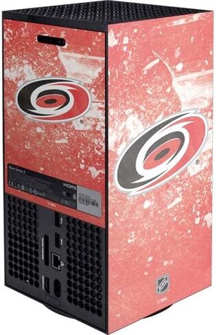 Skinit Skinit Gaming Gaming Skin متوافق مع وحدة التحكم الرقمية Xbox Series X Digital - تصميم NHL Carolina Hurricanes Jersey Design in Kuwait