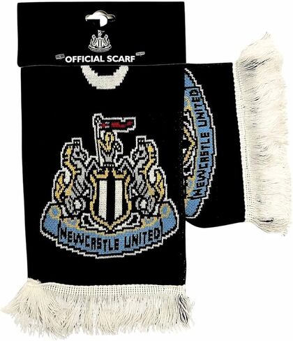 Newcastle Newcastle United Black Crest Design Neck Dicf ، 180 سم ، أسود ، أبيض ، L ، أسود ، أبيض ، كبير in Kuwait