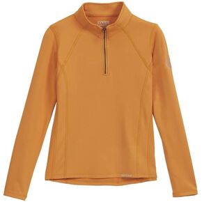 Dover Saddlery HeatBlast Kids' Long Sleeve Shirt, Color: Honey Topaz, Size: Large in Saudi Arabia