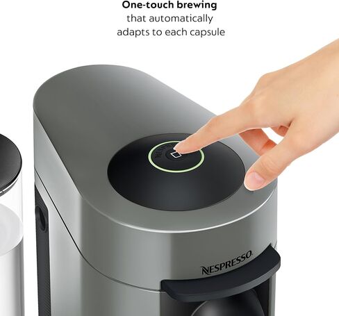 Nespresso VertuoPlus Deluxe Coffee and Espresso Machine by De'Longhi with Milk Frother, 5 ounces, Matte Black in Kuwait