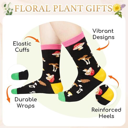 HAPPYPOP Purple Gifts for Women Girls - Unique Lavender Gifts, Funny Plant Socks for Mom, Wife, Girlfriend, Sister, Lavender Socks for Birthday, Valentine's Day, Mother's Day, Christmas in Saudi Arabia