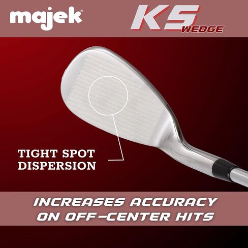 Majek Golf Petite Senior Ladies Gap Wedge (GW) 52 ° يمينًا يمينًا لسيدات الفولاذ المرن (Petite - 5 'إلى 5'3 ") in Saudi Arabia