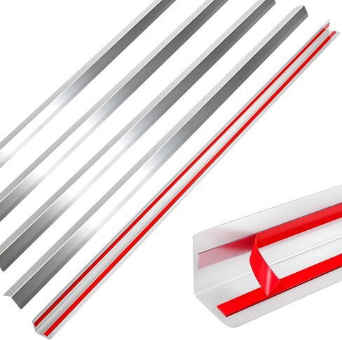 T304 Stainless Steel Corner Guards, 0.5' x 0.5' x 48', 5 Pack Metal Wall Corner Protector for Wall Protection and Decoration, 20 Ga/ 1MM Thickness in Kuwait