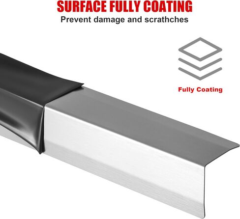 T304 Stainless Steel Corner Guards, 0.5' x 0.5' x 48', 5 Pack Metal Wall Corner Protector for Wall Protection and Decoration, 20 Ga/ 1MM Thickness in Kuwait