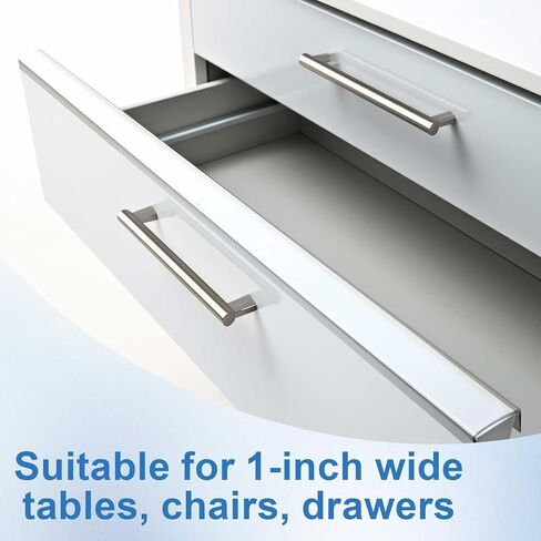 8 Pack 36" Length 1" Thick Flexible Cabinet Door Protector Clear Plastic U Channel/c Channel for Kitchen Cabinets Shelf Drawer Edge Impact Protection, Wear Prevention, Decorative Trim in Saudi Arabia