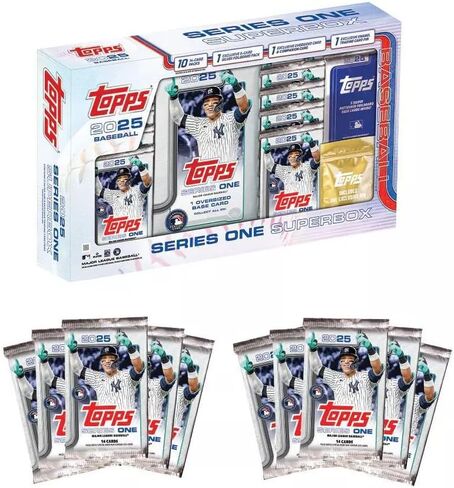 2025 Topps MLB Series One Baseball Trading Card Super Box in Kuwait