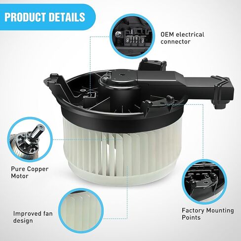 Nilight HVAC Heater Blower Motor مع Fan For Ford & Lincoln-F-150 2009 2010 2011 2012 2013 2014 ، Expedition 2009-2017 ، Navigator 2009-2015 2016 2017 in Saudi Arabia