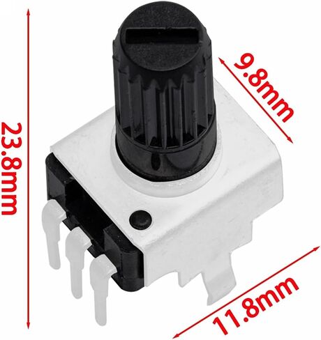 10pcs RV09 عمودي 12.5 مم رمح 1K 2K 5K 10K 20K 50K 100K 0932 مقاوم قابل للتعديل 9 نوع 3PIN SEAL POTENTIOTERY (100 كيلو أوم) in Saudi Arabia