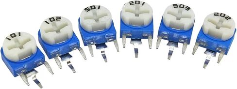 10pcs RM063 RM 063 Trimpot Trimmer Potentiometer 100 200 500 1K 2K 5K 10K 20K 50K 100K 200K 500K 1M Ohm Variable Resistor(10K Ohm) in Saudi Arabia