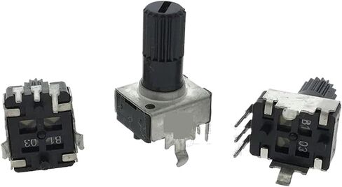 10PCS RV09 Vertical 12.5mm Shaft 1K 2K 5K 10K 20K 50K 100K 1M 0932 Adjustable Resistor 9 Type 3Pin Seal Rotary Potentiometer(1M Ohm) in Saudi Arabia