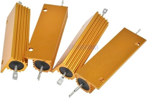 100W Aluminum Power Metal Shell Case Wirewound Resistor ±5% 0.1R 0.5R 1R 2R 6R 8R 10R 20R 100R 1K ohm Aluminium Shell Resistor(1K) in Saudi Arabia