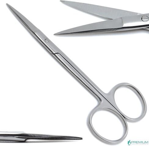 Iris Scissors Straight, Curved 4.5" Surgical Dental Veterinary First Aid Instruments in Saudi Arabia