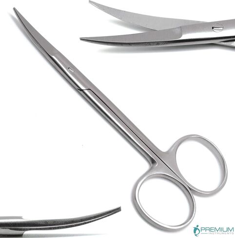 Iris Scissors Straight, Curved 4.5" Surgical Dental Veterinary First Aid Instruments in Saudi Arabia