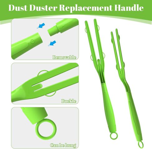 مقبض Duster Extender متوافق مع إعادة ملء Swiffer Duster ، مقابض الطول القابلة للتعديل فقط ، مقابض بديلة Duster ، مقبض ممتد (3 ، أصفر) in Kuwait
