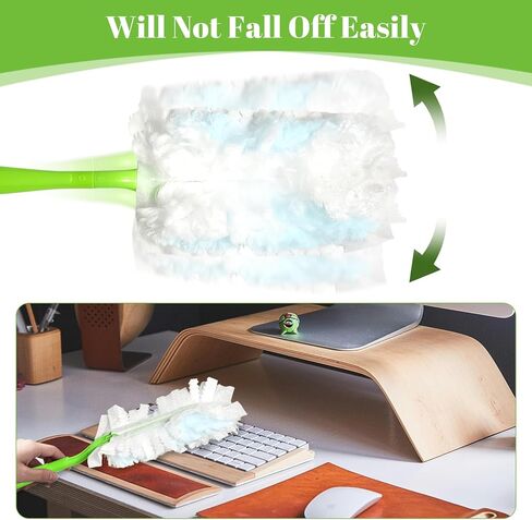 مقبض Duster Extender متوافق مع إعادة ملء Swiffer Duster ، مقابض الطول القابلة للتعديل فقط ، مقابض بديلة Duster ، مقبض ممتد (3 ، أصفر) in Kuwait