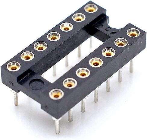 Oiyagai 30 PCS DIP IC ALTAPTER ، 2.54 مم الملعب ، 8 دبوس مستديرة لحام الثقب ، مقبس لوحة ثنائي الفينيل متعدد الكلور للتراجع ، إلكترونيات DIY ، مشاريع الإصلاح in Kuwait
