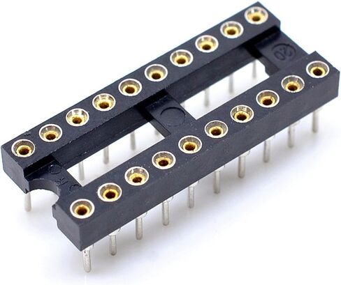 Oiyagai 30 PCS DIP IC ALTAPTER ، 2.54 مم الملعب ، 8 دبوس مستديرة لحام الثقب ، مقبس لوحة ثنائي الفينيل متعدد الكلور للتراجع ، إلكترونيات DIY ، مشاريع الإصلاح in Kuwait