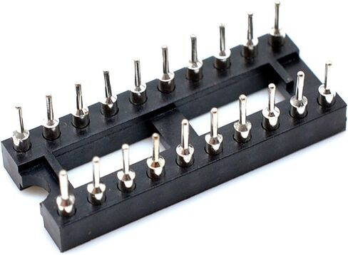Oiyagai 30 PCS DIP IC ALTAPTER ، 2.54 مم الملعب ، 8 دبوس مستديرة لحام الثقب ، مقبس لوحة ثنائي الفينيل متعدد الكلور للتراجع ، إلكترونيات DIY ، مشاريع الإصلاح in Kuwait