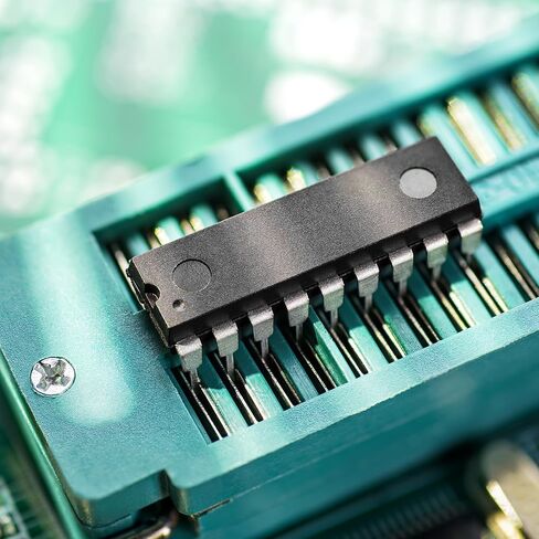 Meccanixity 6pcs Universal IC Test ZIF Socket 40 PIN 2.54 مم تراجع ملعب دمج مقبس متحكم ، رقاقة ، لوح الخبز in Saudi Arabia