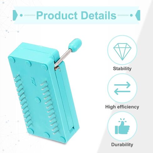 Meccanixity 6pcs Universal IC Test ZIF Socket 40 PIN 2.54 مم تراجع ملعب دمج مقبس متحكم ، رقاقة ، لوح الخبز in Saudi Arabia