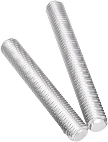 Threaded Rod, Metal Studs, M8 M10 M12 Full-Thread Bar, Length 40 90 200mm Fully Bar Studs 2pcs(M10x60) in Saudi Arabia