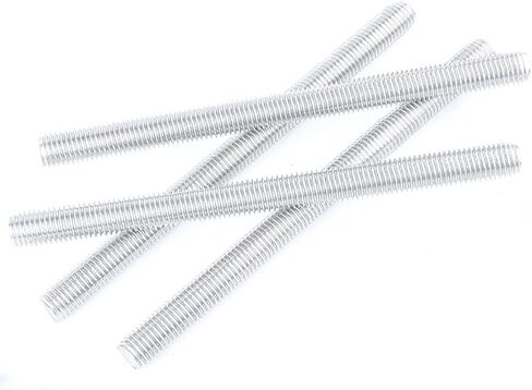 Threaded Rod, Metal Studs, M8 M10 M12 Full-Thread Bar, Length 40 90 200mm Fully Bar Studs 2pcs(M10x60) in Saudi Arabia