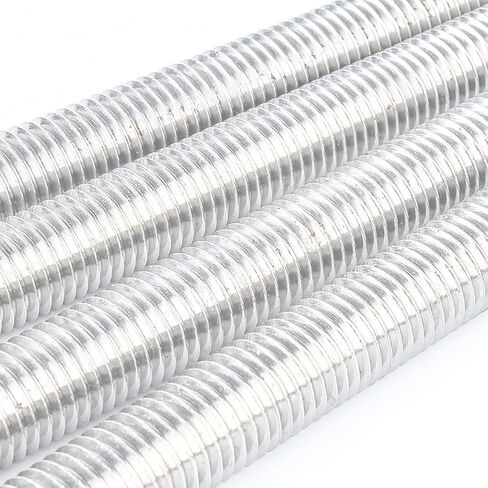Threaded Rod, Metal Studs, M8 M10 M12 Full-Thread Bar, Length 40 90 200mm Fully Bar Studs 2pcs(M10x60) in Saudi Arabia