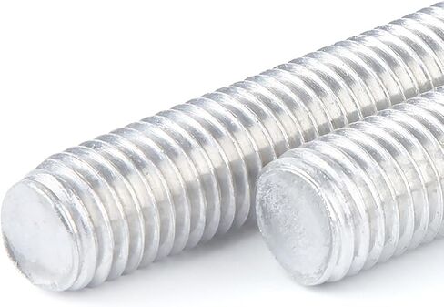 Threaded Rod, Metal Studs, M8 M10 M12 Full-Thread Bar, Length 40 90 200mm Fully Bar Studs 2pcs(M10x60) in Saudi Arabia